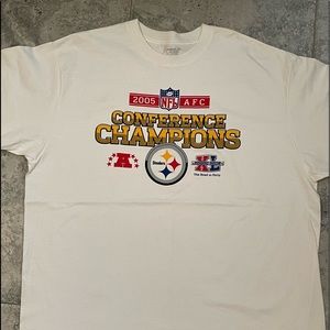 Pittsburgh Steelers 2005 NFL AFC Conference Champions Nvr Worn/Washed